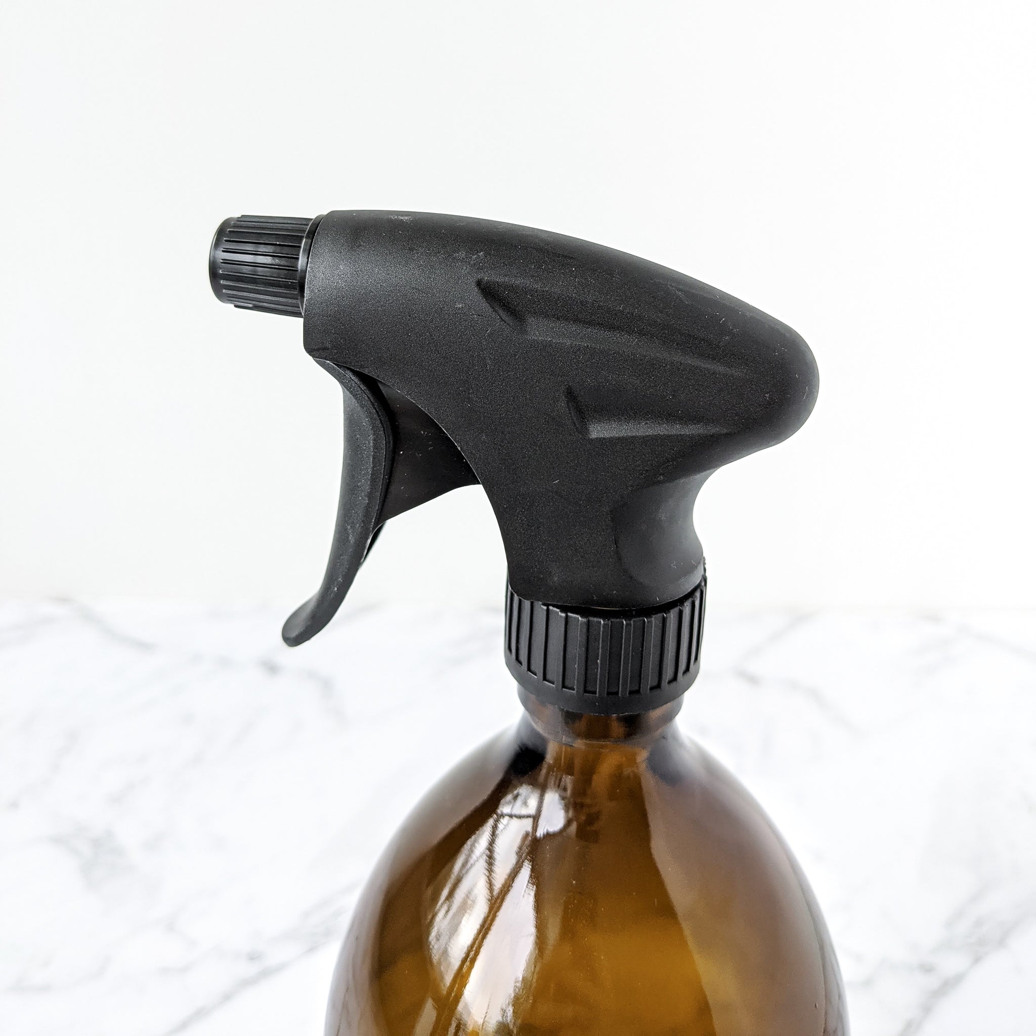 Amber Glass Bottle Black Trigger Spray 1L Refill Dispensary New Zealand The Eco Society