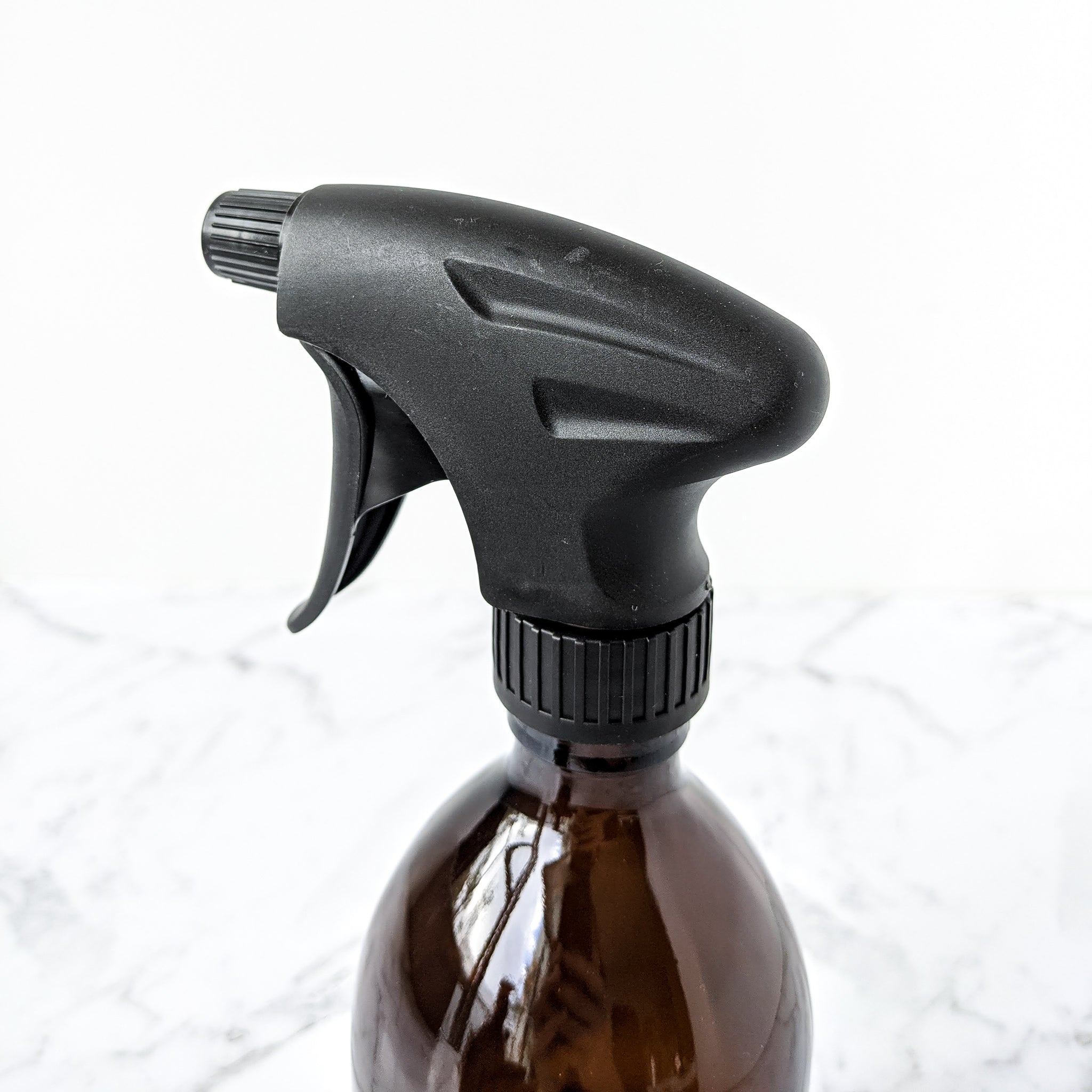 Amber Glass Bottle Black Trigger Spray Refill Dispensary New Zealand The Eco Society