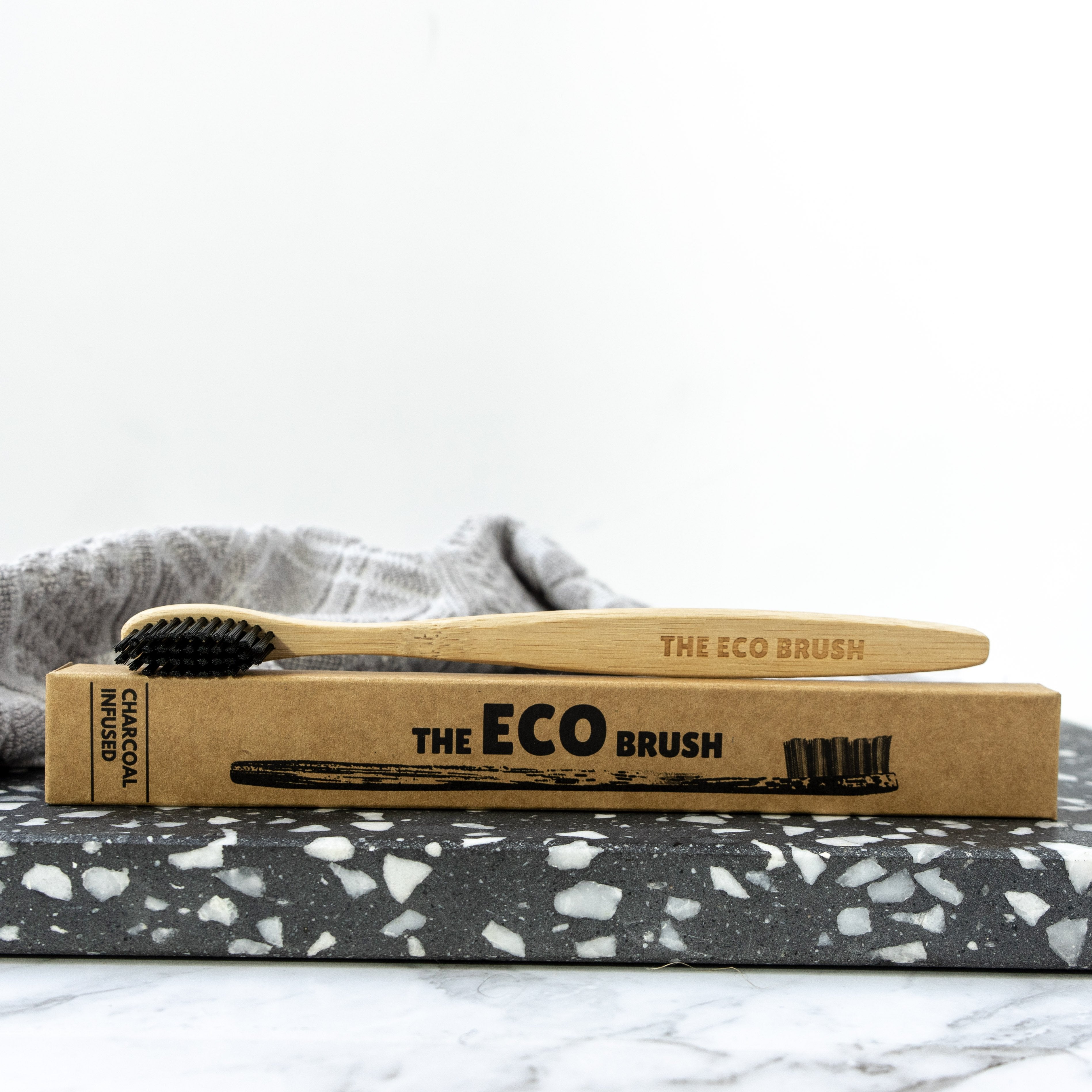 The Eco Brush Bamboo Toothbrush New Zealand NZ Zero Waste Plastic Free Store The Eco Society